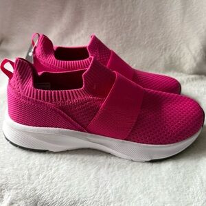 Athletic Works Pink Slip-On Sneakers Women’s Size 8 Shoes Band Jog New‎